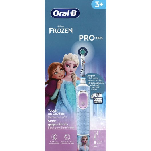 Oral B spazzolino elettrico Frozen per bambini dai 3 anni + 2 testine di ricambio