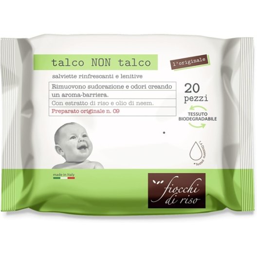 Fiocchi di Riso - Talco non Talco Salviettine - 20 salviettine