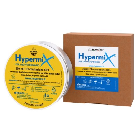 Hypermix Barattolo Gel 200ml per Cute Lesa Animali | Neem e Iperico