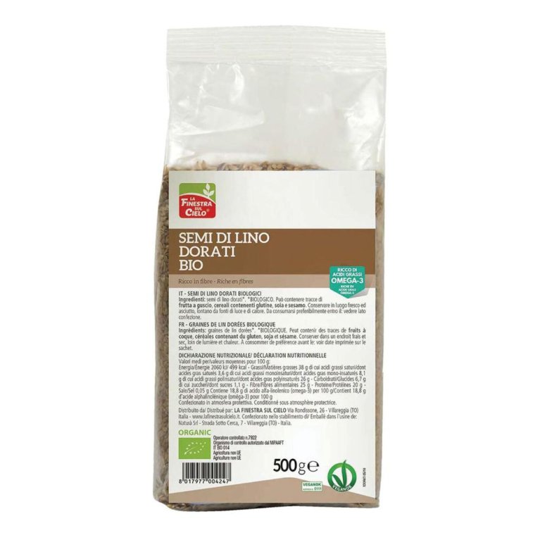 OMEGA3 SEMI DI LINO DORATI BIO