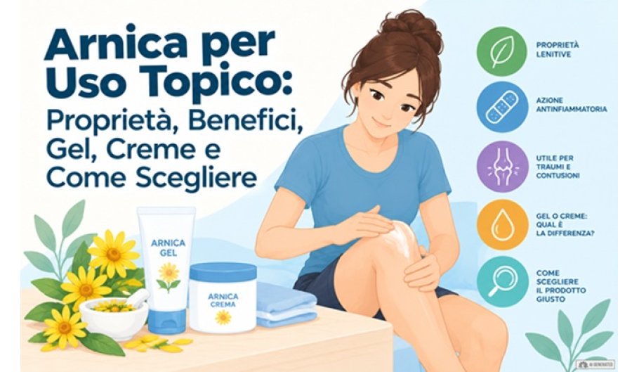 Arnica per Uso Topico: Proprietà, Benefici, Gel, Creme e Come Scegliere
