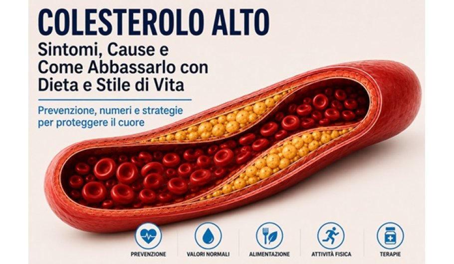 Colesterolo Alto: Sintomi, Cause e Come Abbassarlo Naturalmente