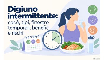 Digiuno intermittente: cos'è, tipi, finestre temporali, benefici e rischi