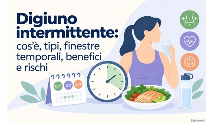 Digiuno intermittente: cos'è, tipi, finestre temporali, benefici e rischi Digiuno intermittente: cos'è, tipi, finestre temporali, benefici e rischi