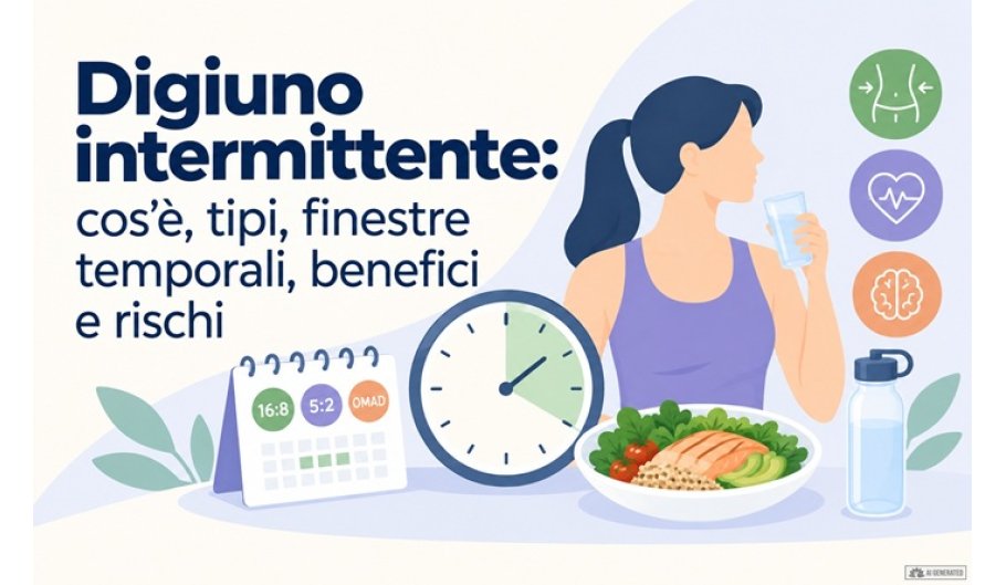 Digiuno intermittente: cos'è, tipi, finestre temporali, benefici e rischi Digiuno intermittente: cos'è, tipi, finestre temporali, benefici e rischi