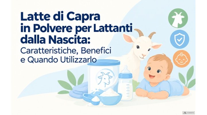 Latte di capra per lattanti dalla nascita: benefici e uso