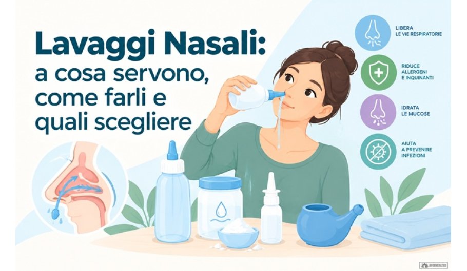 Lavaggi nasali: a cosa servono, come farli e quali scegliere