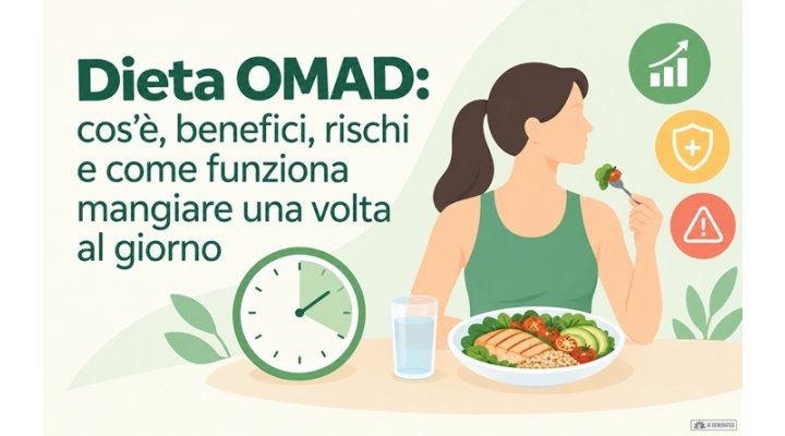 Dieta OMAD: cos'è, benefici, rischi e come funziona mangiare una volta al giorno Dieta OMAD: cos'è, benefici, rischi e come funziona mangiare una volta al giorno
