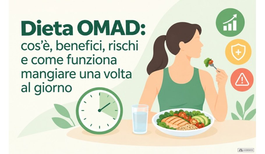 Dieta OMAD: cos'è, benefici, rischi e come funziona mangiare una volta al giorno