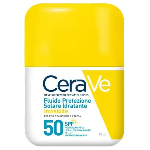 Cerave - Fluido protezione solare Idratante invisibile SPF 50+ - 50 ml