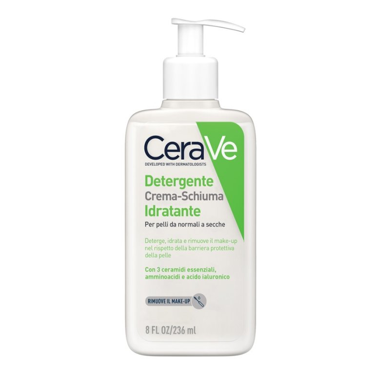 Cerave Detergente Crema-Schiuma idratante per pelli da normali a secche - 236 ml