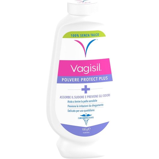 Vagisil Polvere Protect Plus - deodorante senza talco - 100 grammi