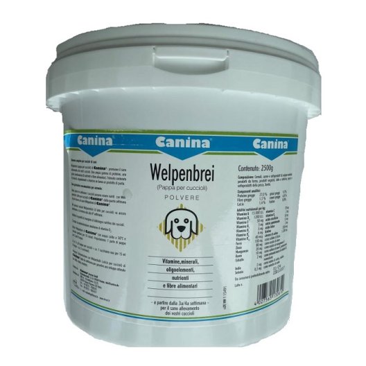 Pappa per cuccioli in polvere con vitamine e nutrienti Welpenbrei 2,5 kg