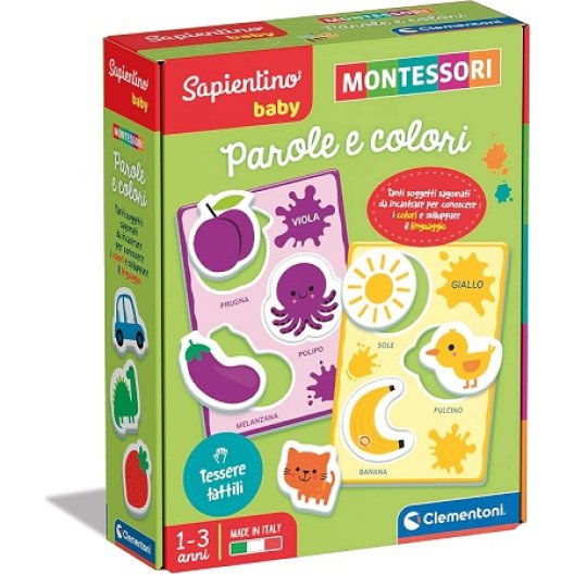 Sapientino Baby Montessori parole e colori - gioco Clementoni 16404