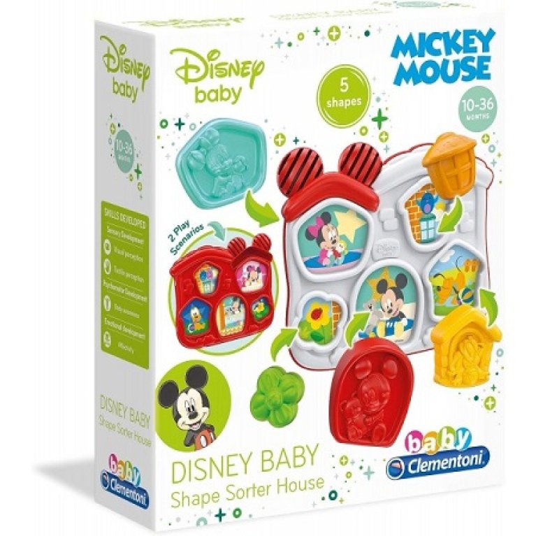 Disney baby casetta forme e colori - gioco Clementoni 17266