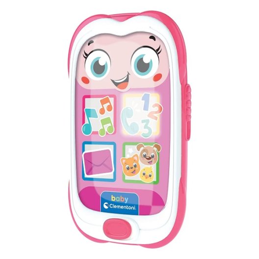 Baby Smartphone Pink - telefono giocattolo rosa - gioco Clementoni 17935 