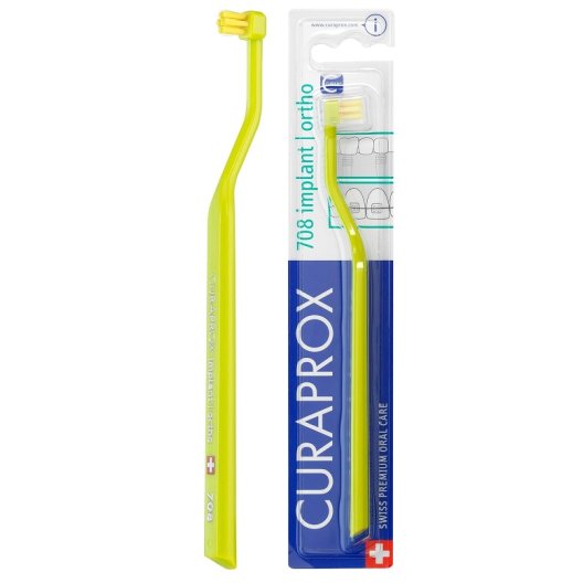 Spazzolino Curaprox Monociuffo 708 Implant-Ortho - 1 pezzo