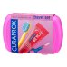Curaprox Travel Set - spazzolino da viaggio + dentifricio + scovolino - Rosa