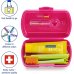 Curaprox Travel Set - spazzolino da viaggio + dentifricio + scovolino - Rosso