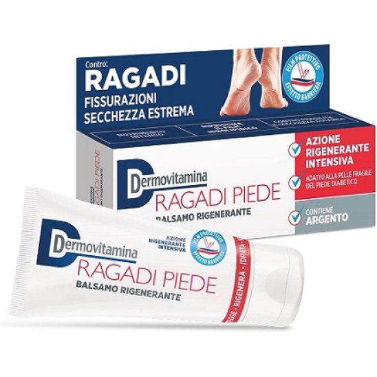 Dermovitamina Ragadi Piede - balsamo rigenerante per talloni secchi e screpolati - 75 ml