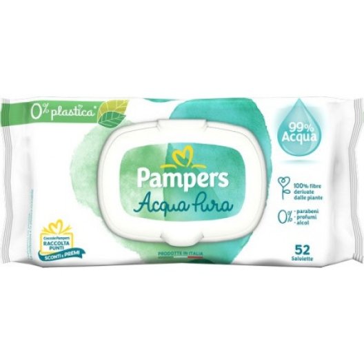 Salviettine Pampers Acqua Pura - 52 salviettine
