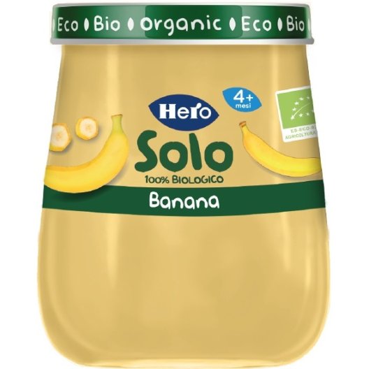 Hero Solo Omogeneizzato Biologico Banana - 120 grammi