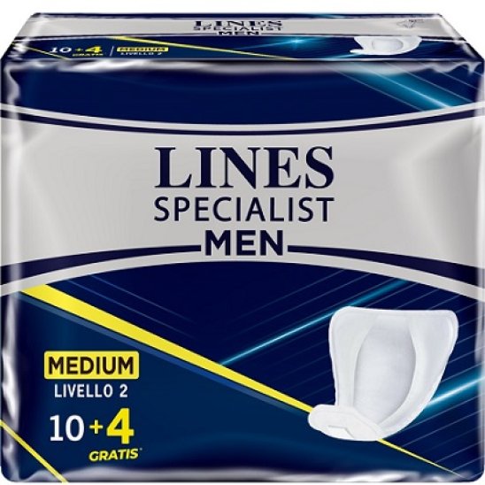 Lines Specialist Men - Medio livello 2 - 14 assorbenti