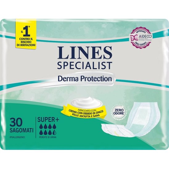 Lines Specialist Derma Protection Super+ pannoloni sagomati - 30 pezzi