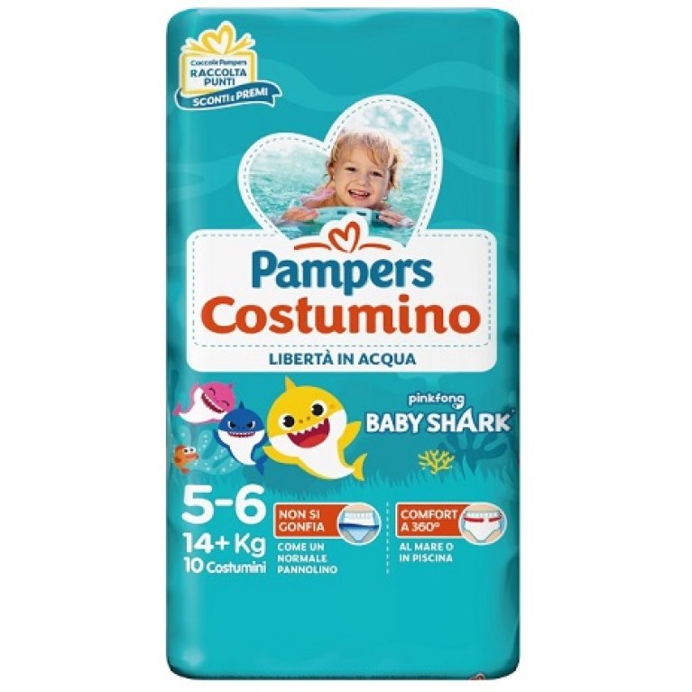 Pampers costumino  taglia 5-6 (15 kg +) 10 costumini