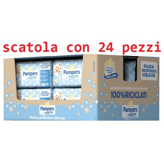 Salviettine Pampers Pharma - 1344 salviettine - 24 confezioni 