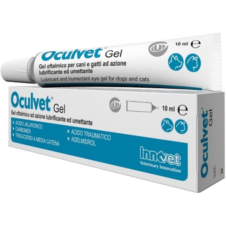 Oculvet Gel oftalmico lubrificante per cani e gatti - 10 ml