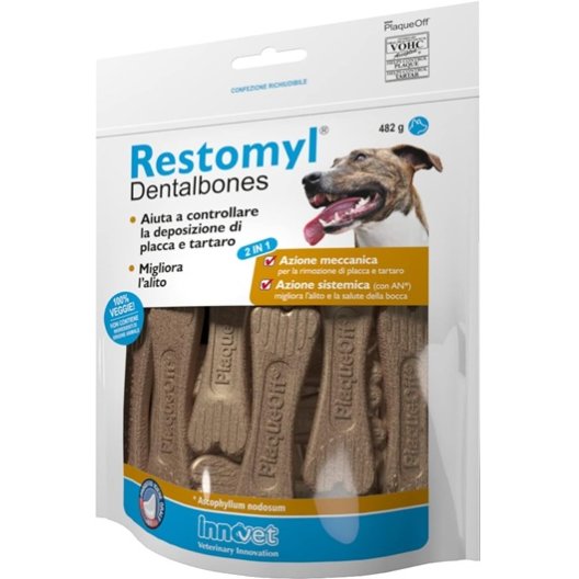 Restomyl Dentalbones 482g - Snack Anti-Tartaro Cani