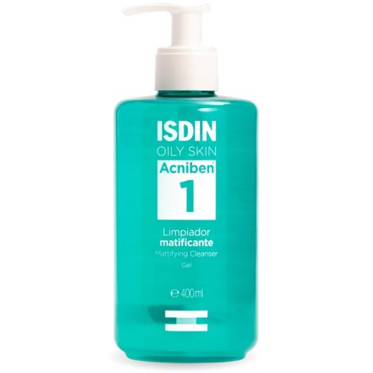 Isdin Acniben Mattifying Cleanser - 400 ml - gel detergente oil control