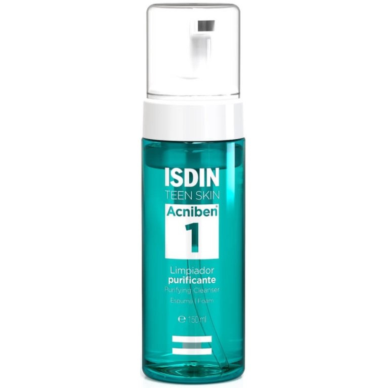 Isdin Acniben Mousse - 150 ml - Teen skin purifyng cleanser Isdin Acniben Mousse - 150 ml - Teen skin purifyng cleanser