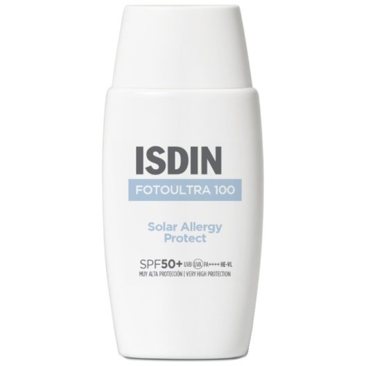 Isdin Fotoultra 100 Solar Allergy SPF 50+ - Solare viso contro gli eritemi - 50 ml