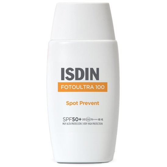 Isdin Fotoultra 100 Spot Prevent SPF 50+ - Protezione viso macchie solari - 50 ml