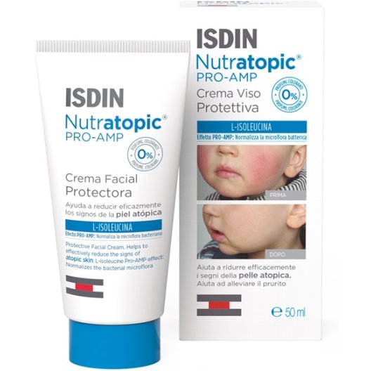 Isdin Nutratopic PRO-AMP Crema Viso Protettiva - 50 ml
