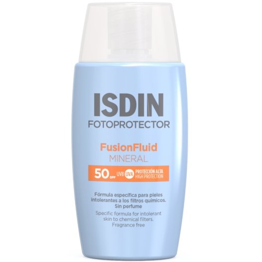 Isdin Fotoprotector Fusion Fluid Mineral SPF50+ - protezione viso filtro minerale - 50 ml Isdin Fotoprotector Fusion Fluid Mineral SPF50+ - protezione viso filtro minerale - 50 ml