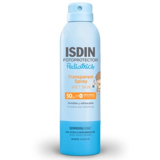 Isdin Fotoprotector Transparent Spray pediatrico - pelle bagnata - 250 ml