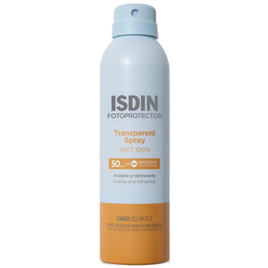 Isdin Fotoprotector Transparent Spray Wet Skin SPF 50 - 250 ml Isdin Fotoprotector Transparent Spray Wet Skin SPF 50 - 250 ml