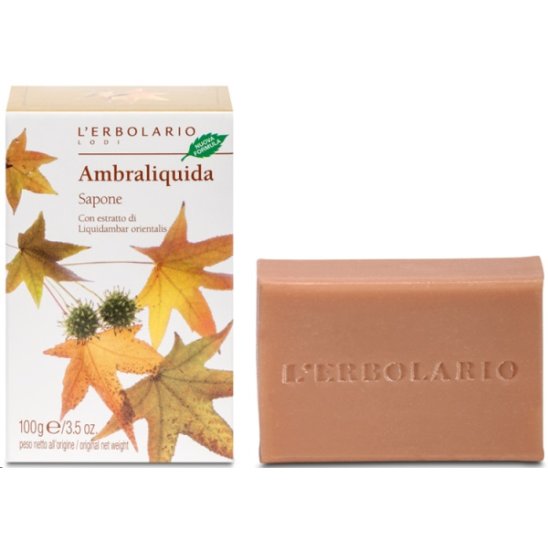 Ambraliquida Sapone solido profumato L'Erbolario 100 grammi