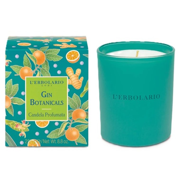 L'Erbolario Gin Botanicals - Candela profumata 40 ore - 250 g L'Erbolario Gin Botanicals - Candela profumata 40 ore - 250 g