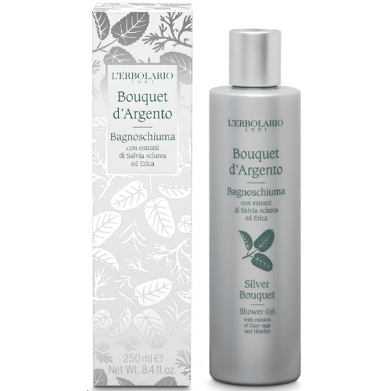 Bouquet d'Argento bagnoschiuma L'Erbolario - 250 ml