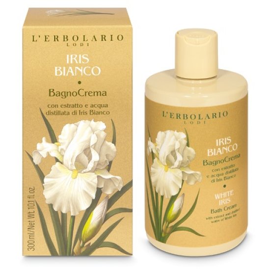 Iris Bianco Bagnocrema LErbolario - 300 ml