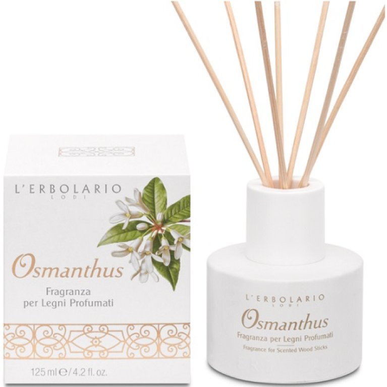 Osmanthus Fragranza per Legni Profumati L'Erbolario - 125 ml con bastoncini