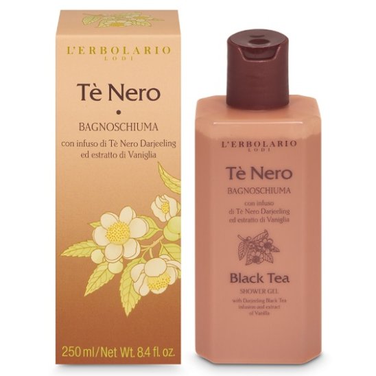 Tè Nero Bagnoschiuma L'Erbolario - 250 ml