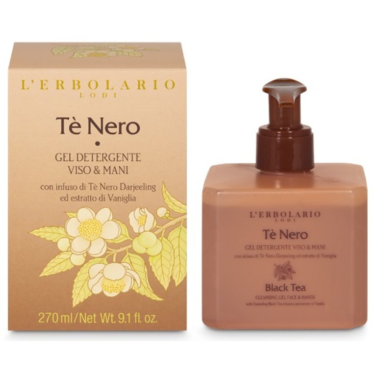 Tè Nero Detergente Viso e Mani L'Erbolario - 270 ml