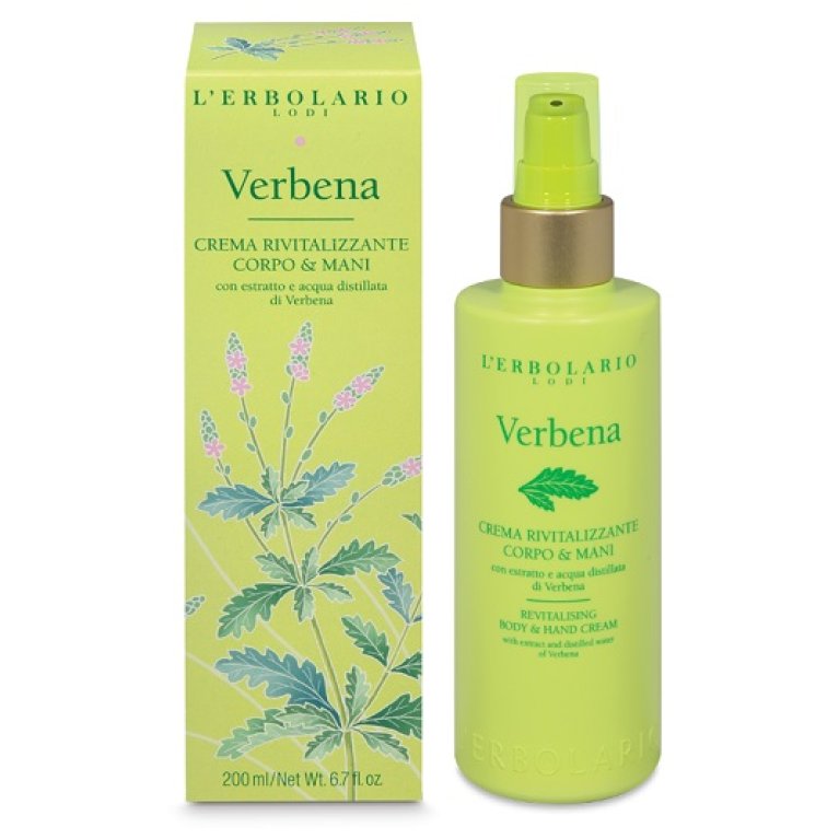 Verbena Crema Rivitalizzante corpo e mani L'Erbolario - 200 ml