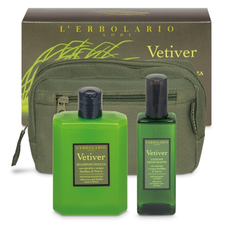 Vetiver Beauty Verde Freschezza L'Erbolario - lozione deodorante 100 ml + shampoo doccia 250 ml