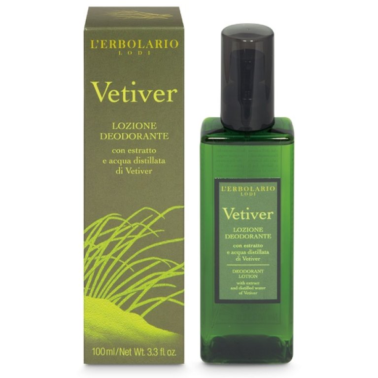 Vetiver Lozione Deodorante L'Erbolario - 100 ml